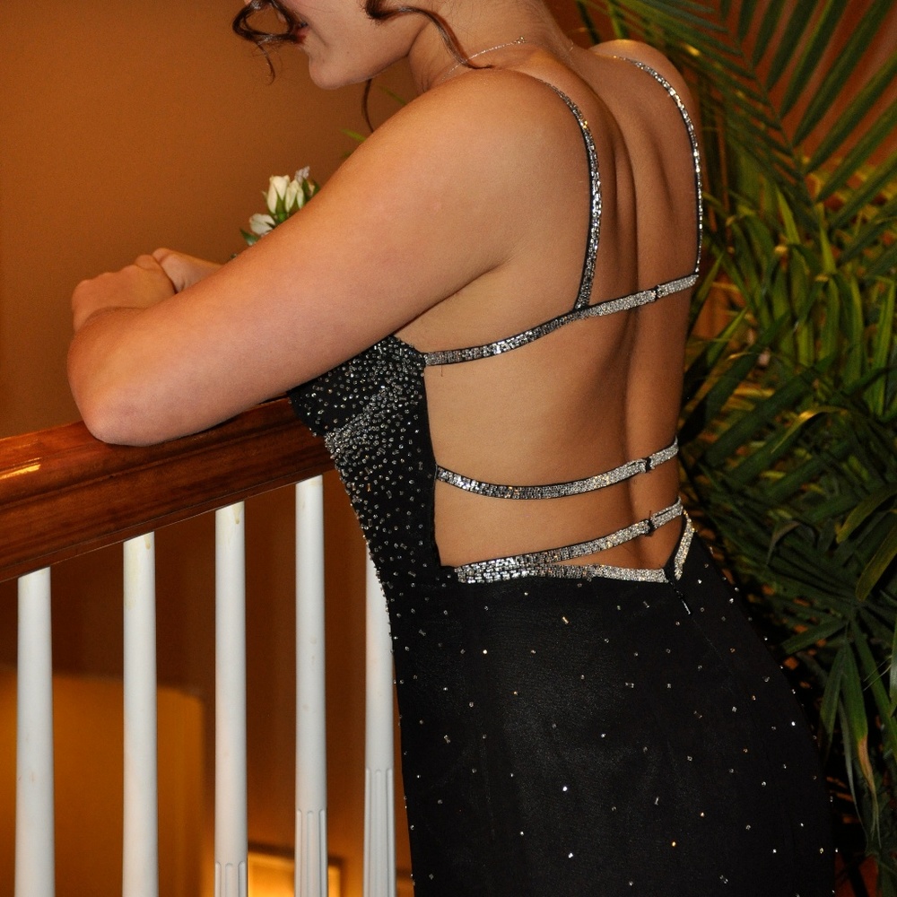 Black Prom Dress Gown